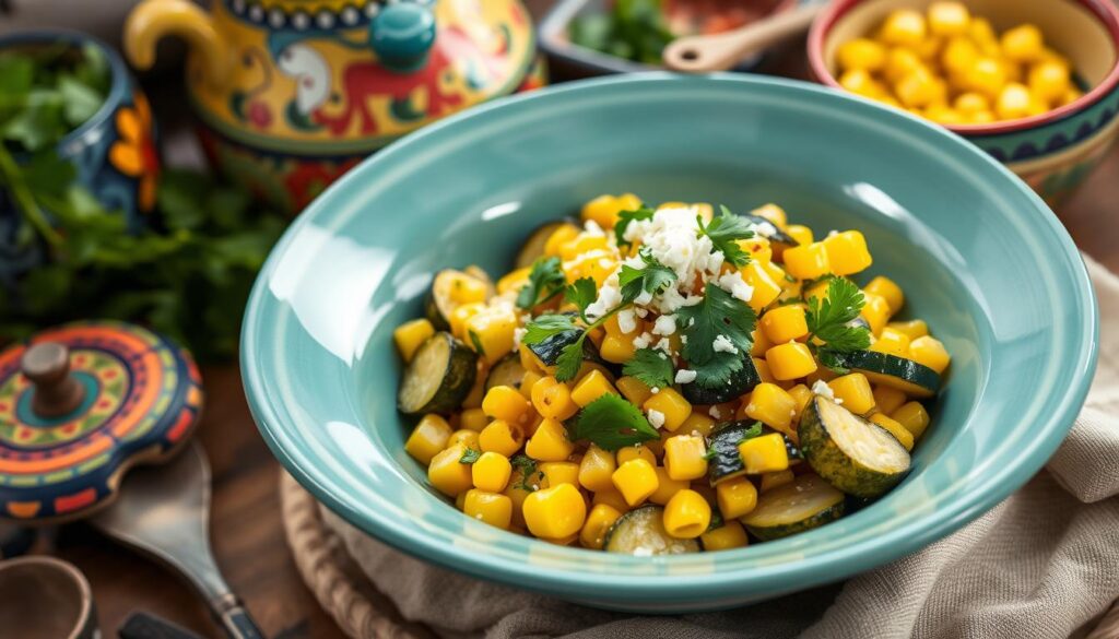 Mexican zucchini and corn