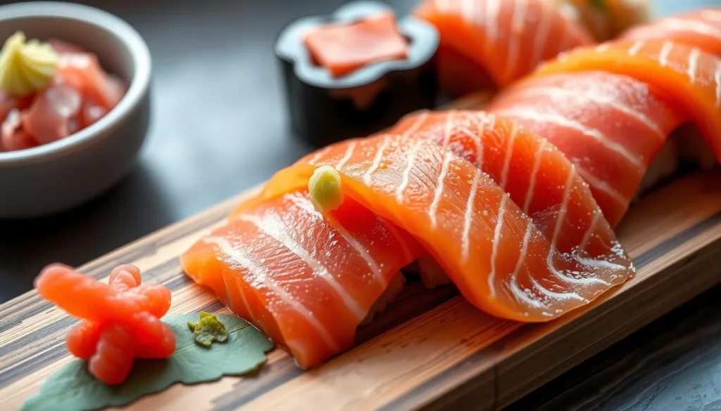 Norwegian salmon sushi grade