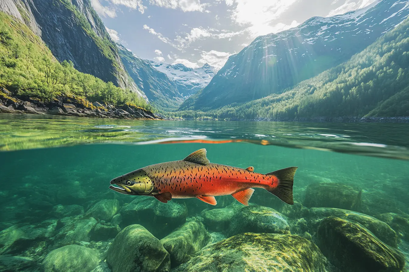 What is special about Norwegian salmon