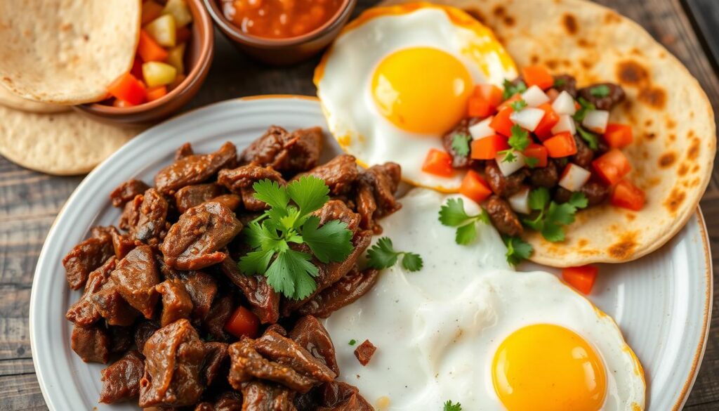 carnitas and eggs