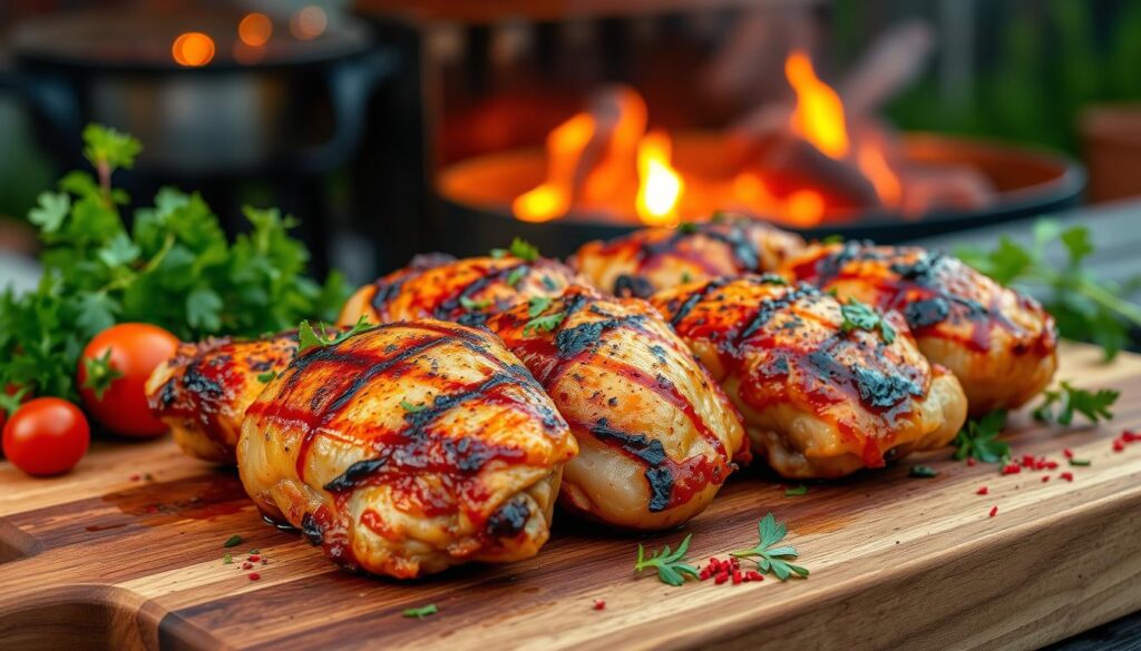 grilled chicken thighs