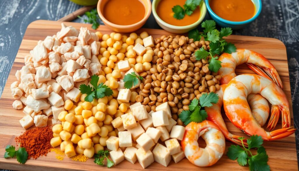 protein sources for curry