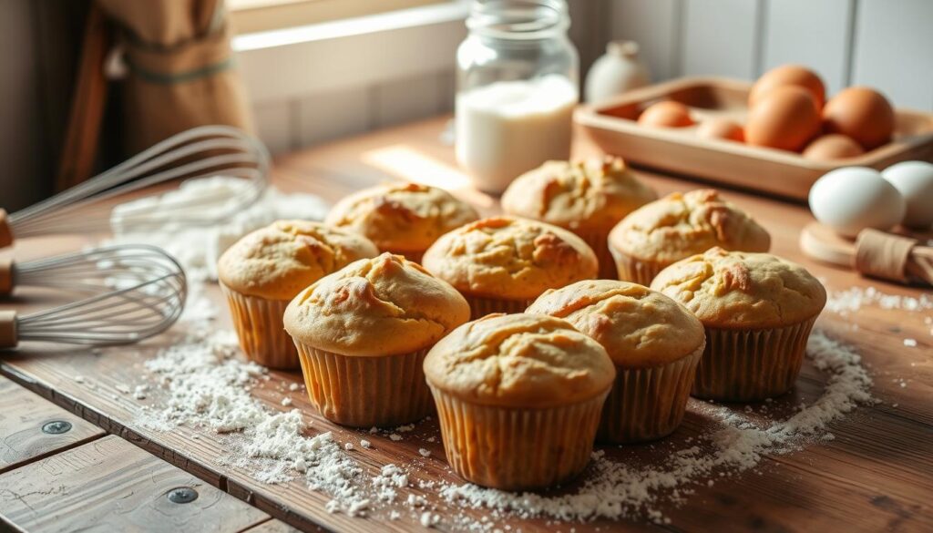 sourdough discard muffins