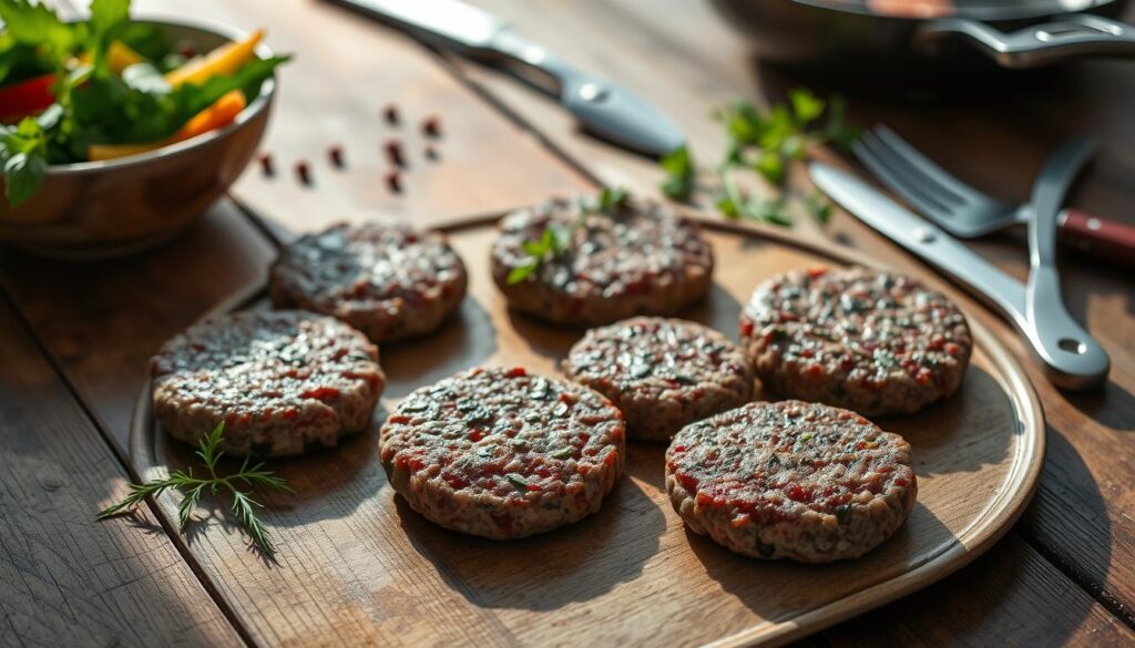 wild venison patties